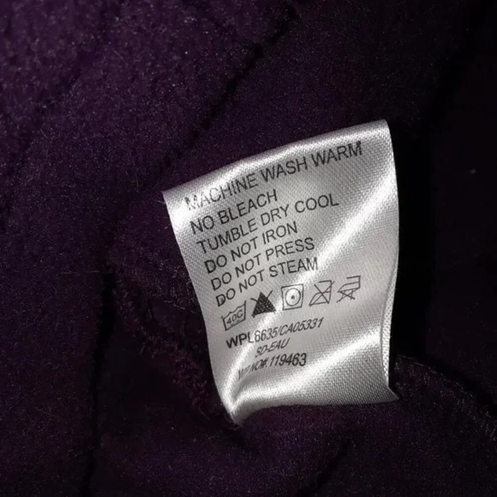 Woolrich Andes Full Zip Fleece Jacket - Dark Wineberry - Picture 5 of 5